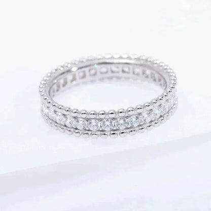 [⭐Aura]PERLEE DIAMOND SILVER RING