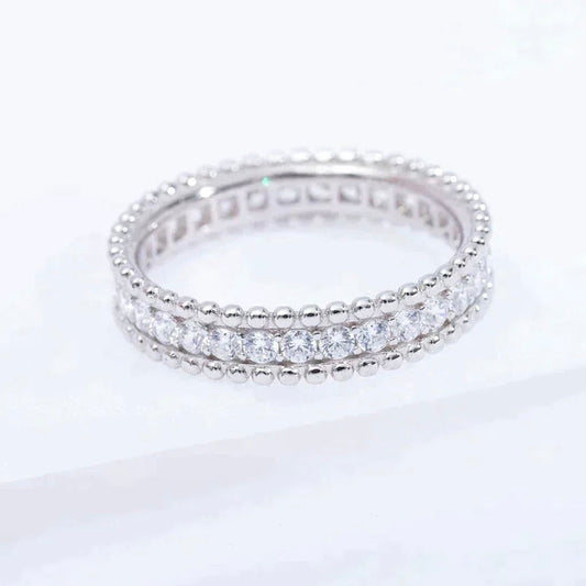 [⭐Aura]PERLEE DIAMOND SILVER RING