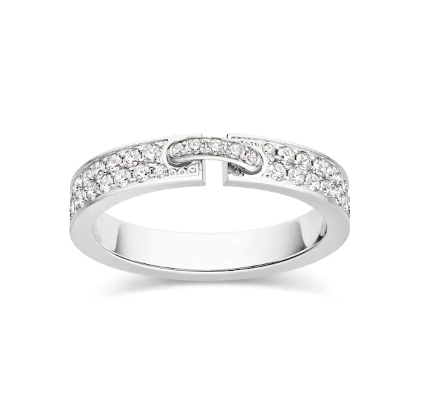 [⭐Aura]ALLIANCE LIENS VIDENCE PAVED DIAMOND 4MM RING