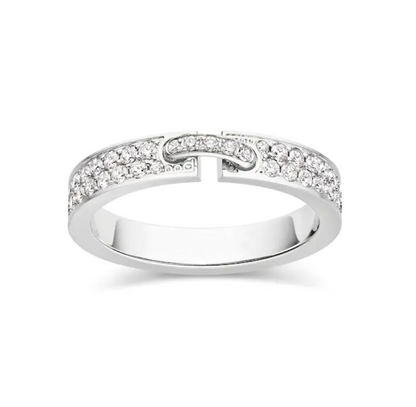 [⭐Aura]ALLIANCE LIENS VIDENCE PAVED DIAMOND 4MM RING