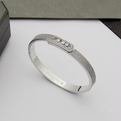[⭐Aura]Move Noa Full Pavé Diamond Bangle Bracelet