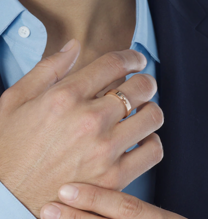 [⭐Aura]ALLIANCE LIENS VIDENCE 4MM RING
