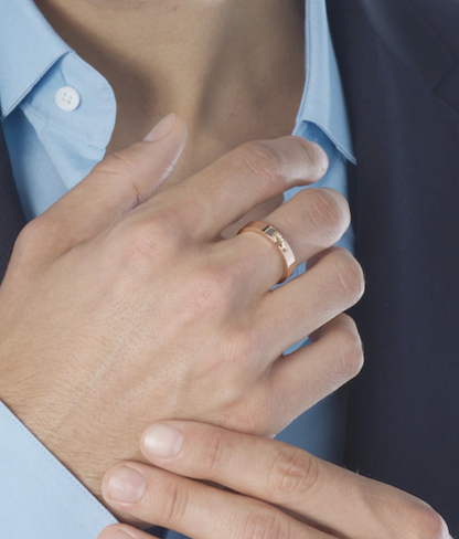 [⭐Aura]ALLIANCE LIENS VIDENCE DIAMOND 4MM RING