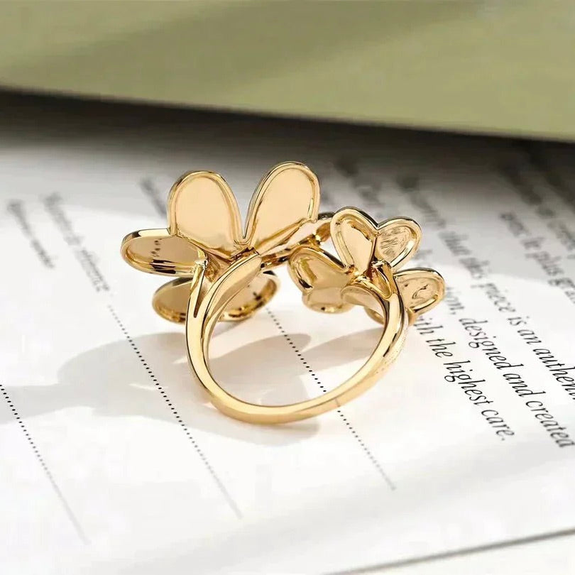 [⭐Aura]CLOVER COMOS GOLD DIAMOND RING