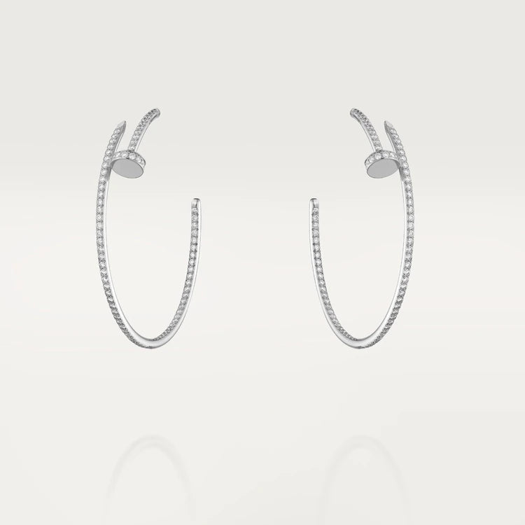 [⭐Aura]JUSTE EARRINGS FULL DIAMONDS 1.8MM