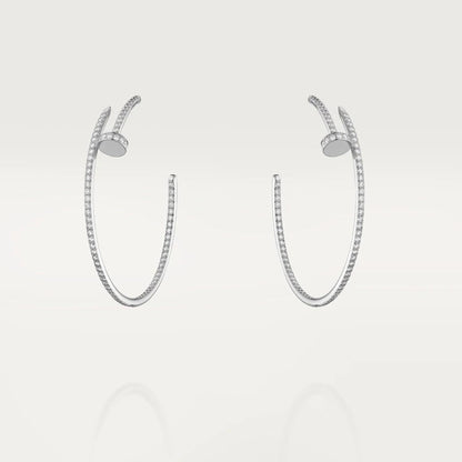 [⭐Aura]JUSTE EARRINGS FULL DIAMONDS 1.8MM