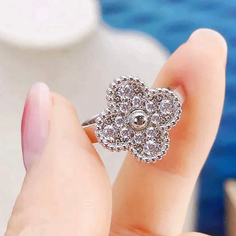 [⭐Aura]CLOVER DIAMOND RING