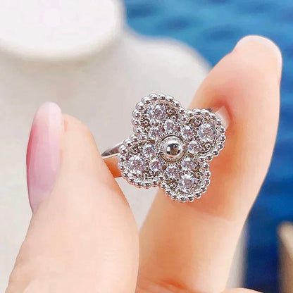 [⭐Aura]CLOVER DIAMOND RING