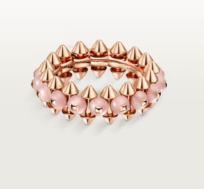 [⭐Aura]CLASH ELEGANT ROSE GOLD RING FEATURING NATURAL AGATE
