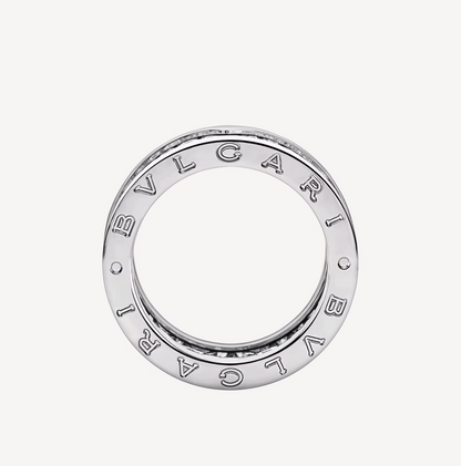 [⭐Aura]ZERO 1 WITH PAVED DIAMONDS ON THE SPIRAL RING
