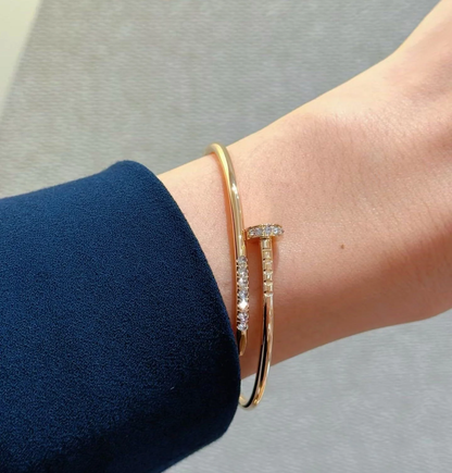 [⭐Aura]JUSTE BRACELET 2.5MM DIAMONDS NEW