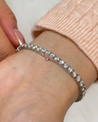 [⭐Aura]  CLASSIC BASEBALL BRACELAT, 52 DIAMOND