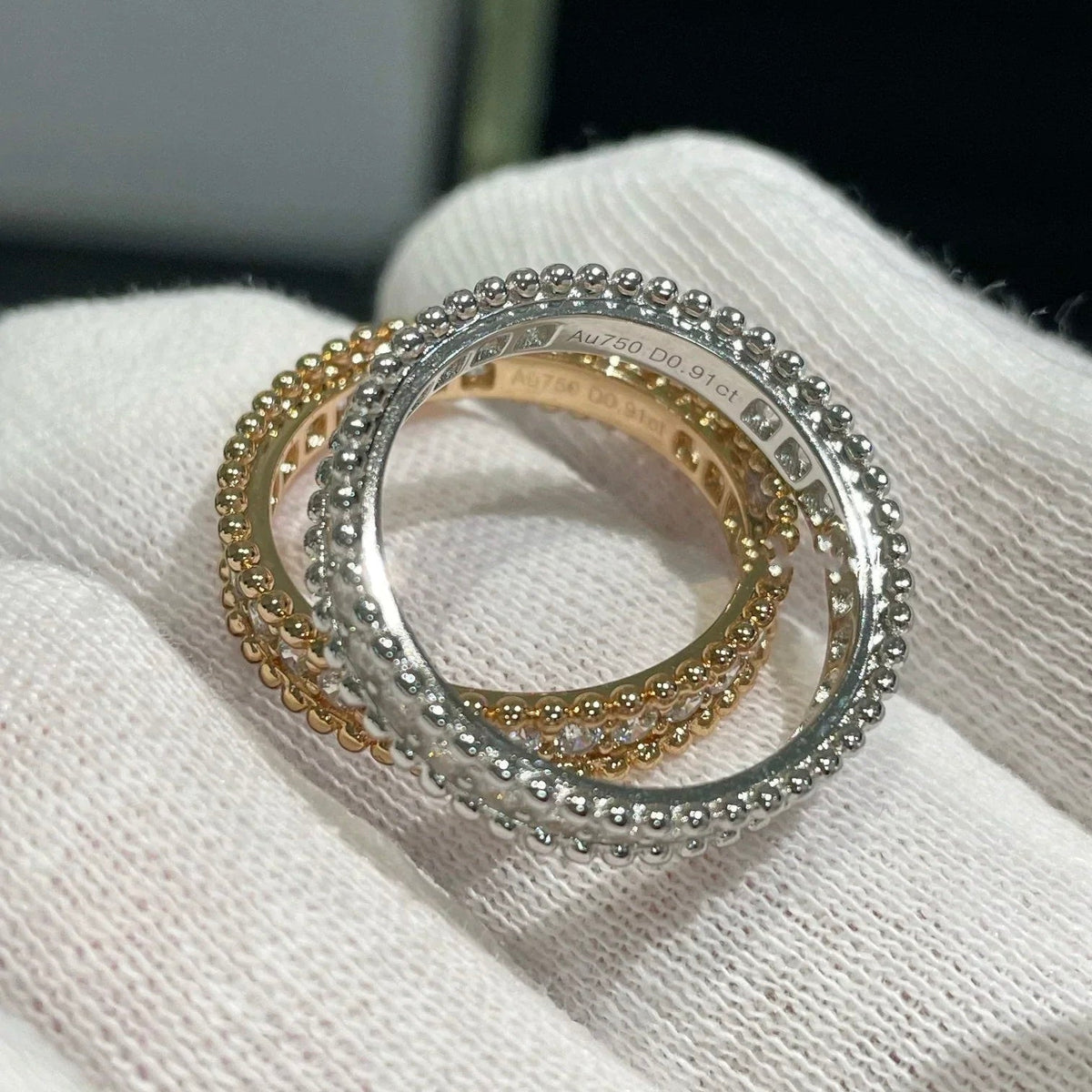 [⭐Aura]PERLEE DIAMOND SILVER RING