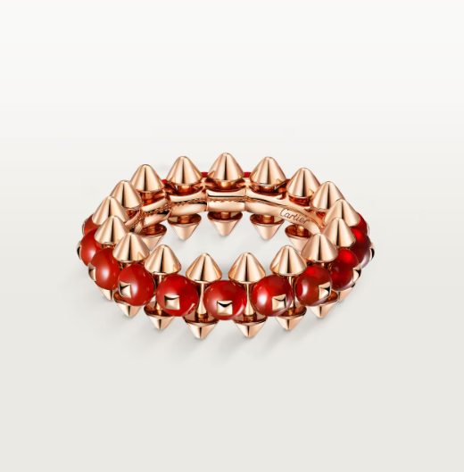 [⭐Aura]CLASH ELEGANT ROSE GOLD RING FEATURING NATURAL AGATE