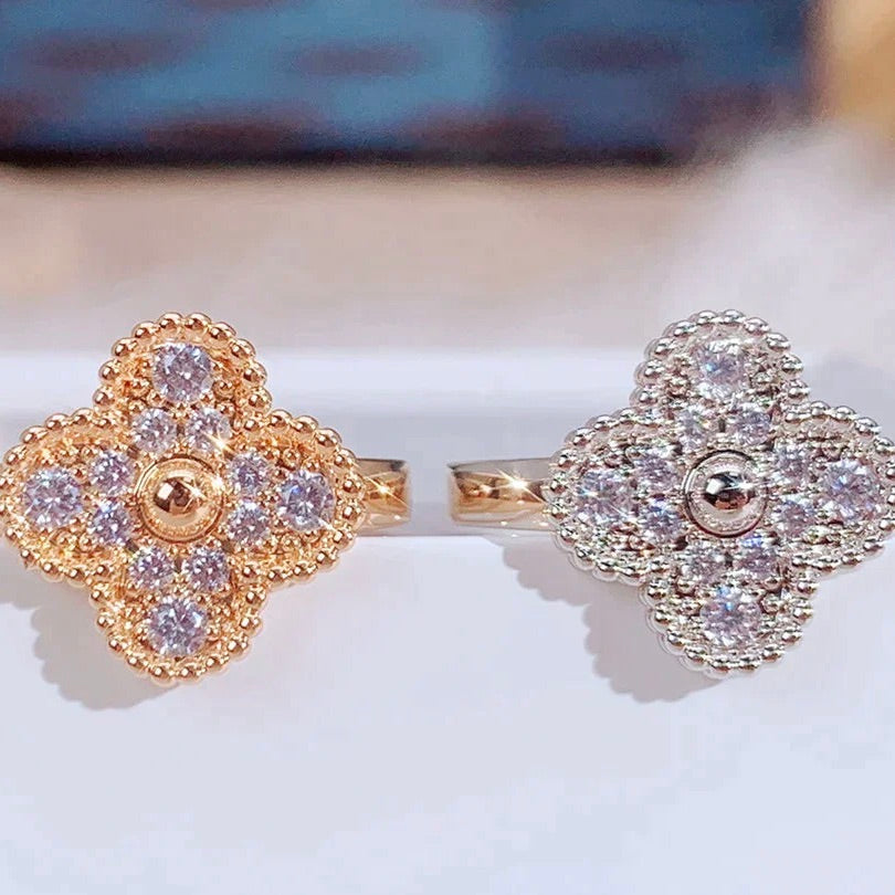 [⭐Aura]CLOVER DIAMOND RING