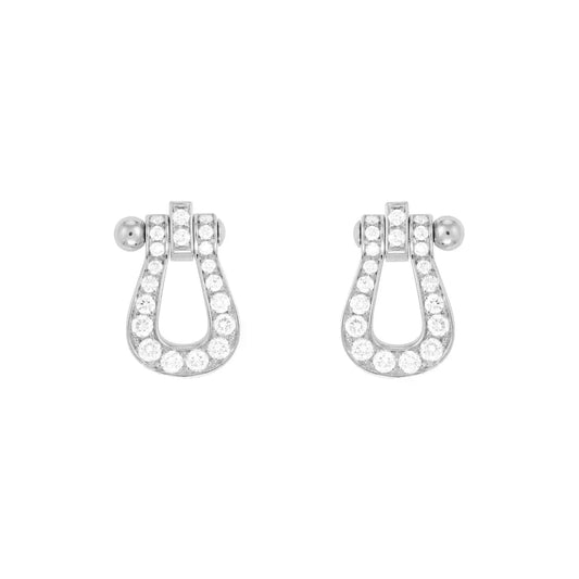 [⭐Aura]FORCE 10 FULL DIAMOND STUD EARRINGS MINI MODEL