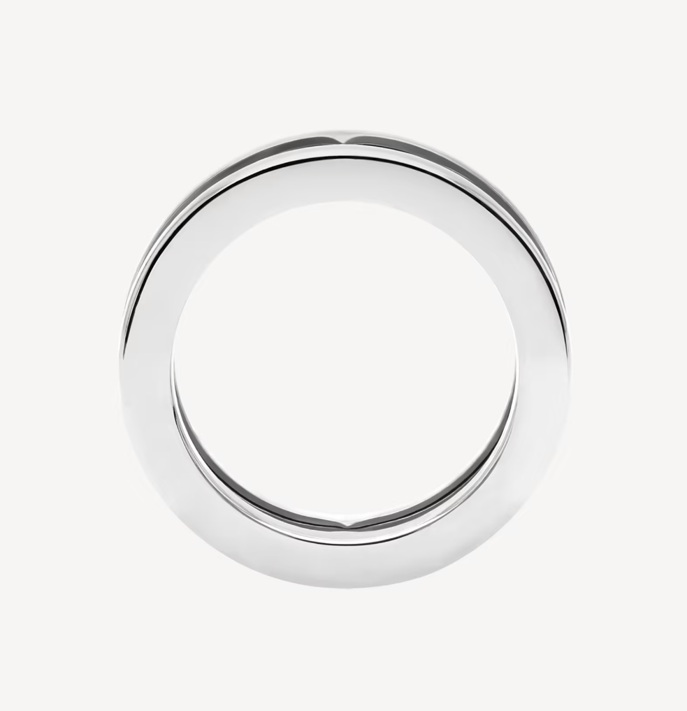 [⭐Aura]ZERO 1 ONE-BAND WITH OPENWORK LOGO SPIRAL RING