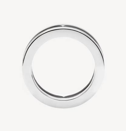[⭐Aura]ZERO 1 ONE-BAND WITH OPENWORK LOGO SPIRAL RING