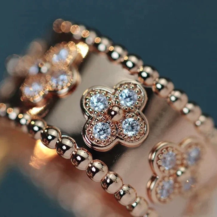 [⭐Aura]CLOVER KALEIDOSCOPE RING 10MM
