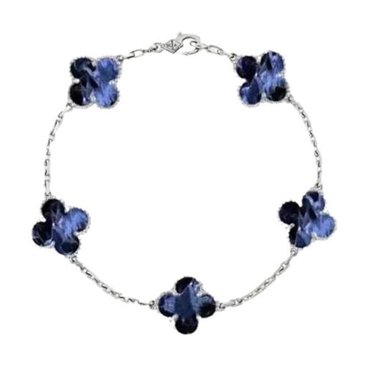 [⭐Aura]CLOVER 5 MOTIF PIETERSITE BRACELET COLLECTION