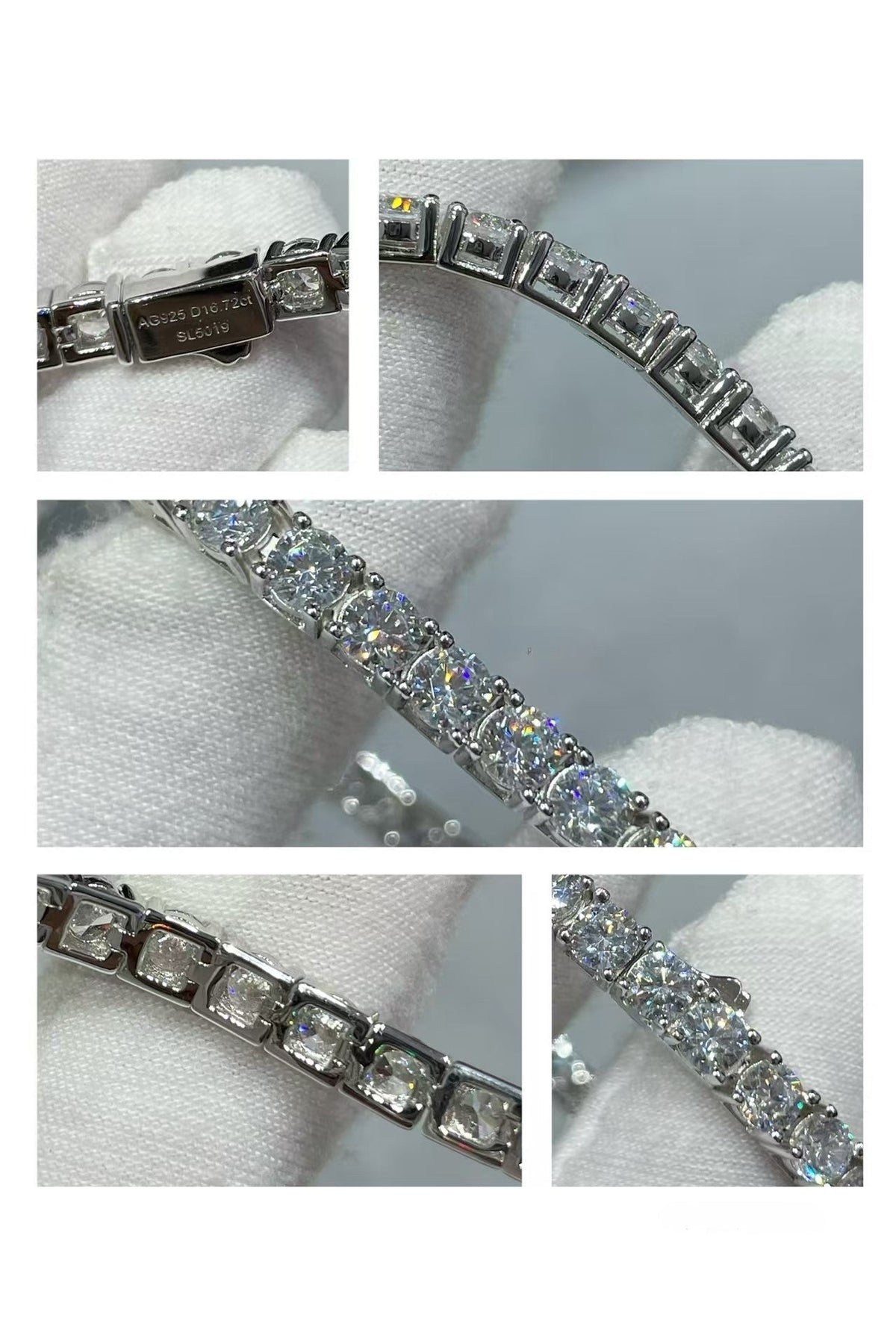 [⭐Aura jewelrys]TENNIS BRACELET WITH FULL DIAMOND SETTING