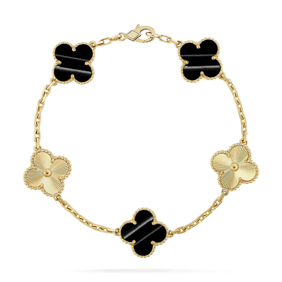 [⭐Aura] CLOVER 5 MOTIF PULSAR STONE BRACELET COLLECTION