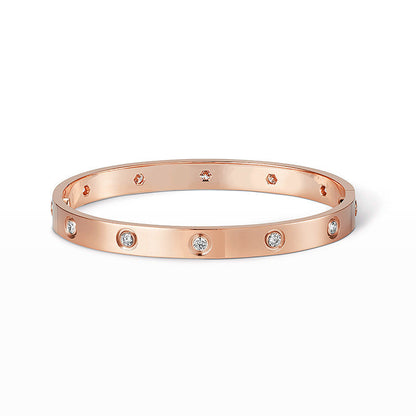 [⭐Aura]LOVE BRACELET 6.1MM 10 DIAMONDS