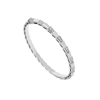 [⭐Aura]SERPENTI BRACELET SILVER DIAMOND