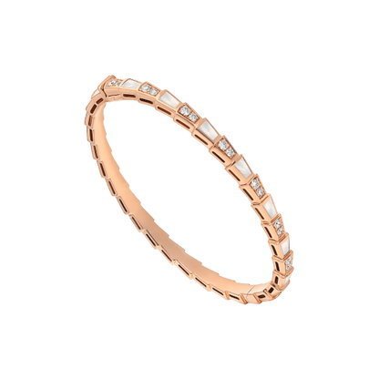 [⭐Aura]SERPENTI BRACELET PINK GOLD MOP DIAMOND