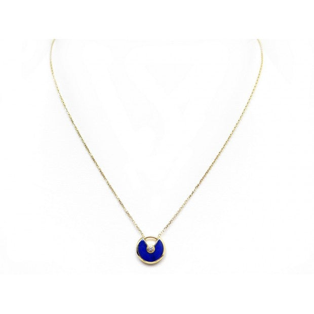 [⭐Aura]AMULETTE ROSE GOLD AGATE NECKLACE