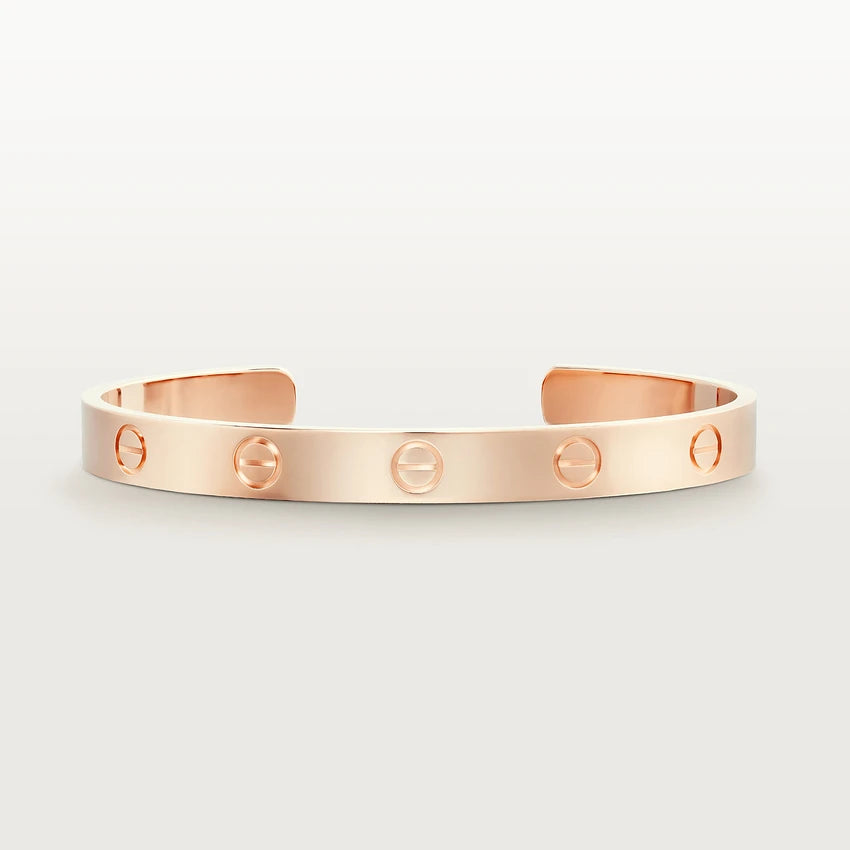 [⭐Aura]LOVE BRACELET 6.1MM OPEN CUFF