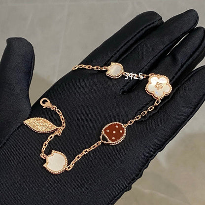 [⭐Aura]LUCKY SPRING 5 MOTIF BRACELET