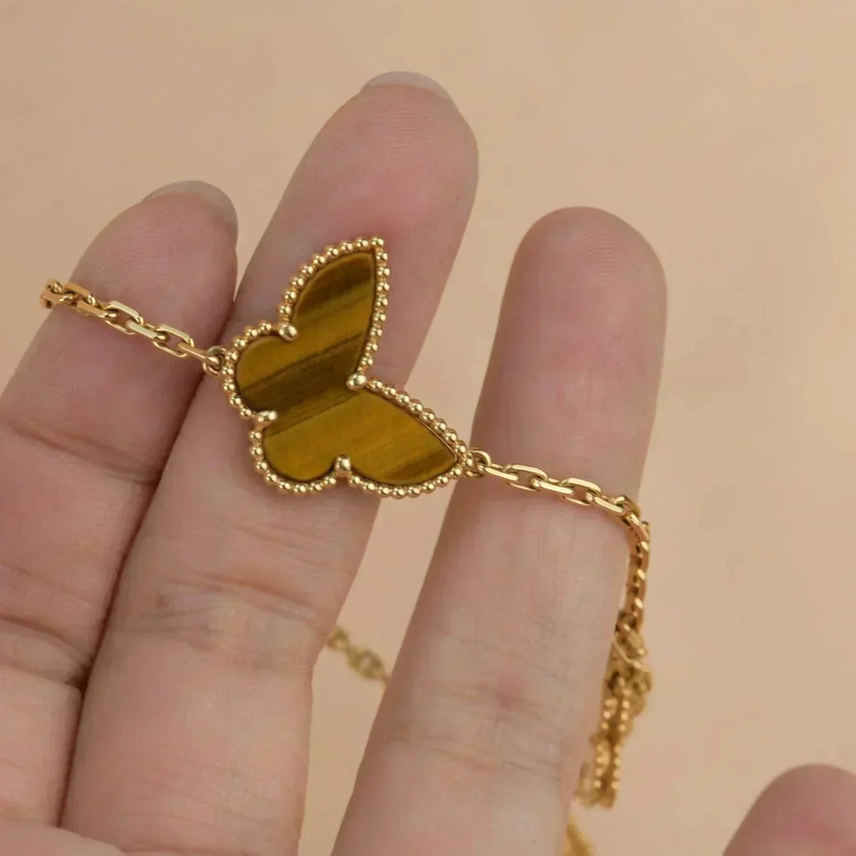 [⭐Aura]LUCKY SPRING 5 MOTIF GOLD BRACELET