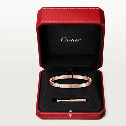 [⭐Aura]LOVE BRACELET 4.8MM 4 DIAMONDS