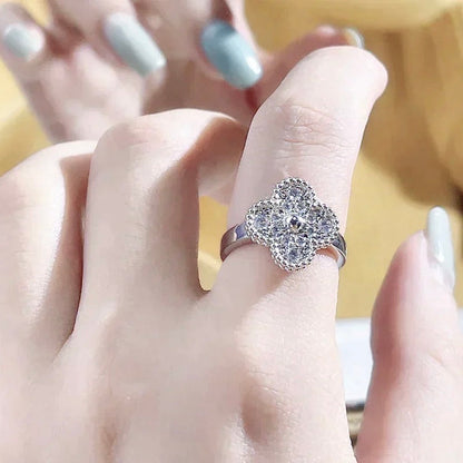 [⭐Aura]CLOVER DIAMOND RING