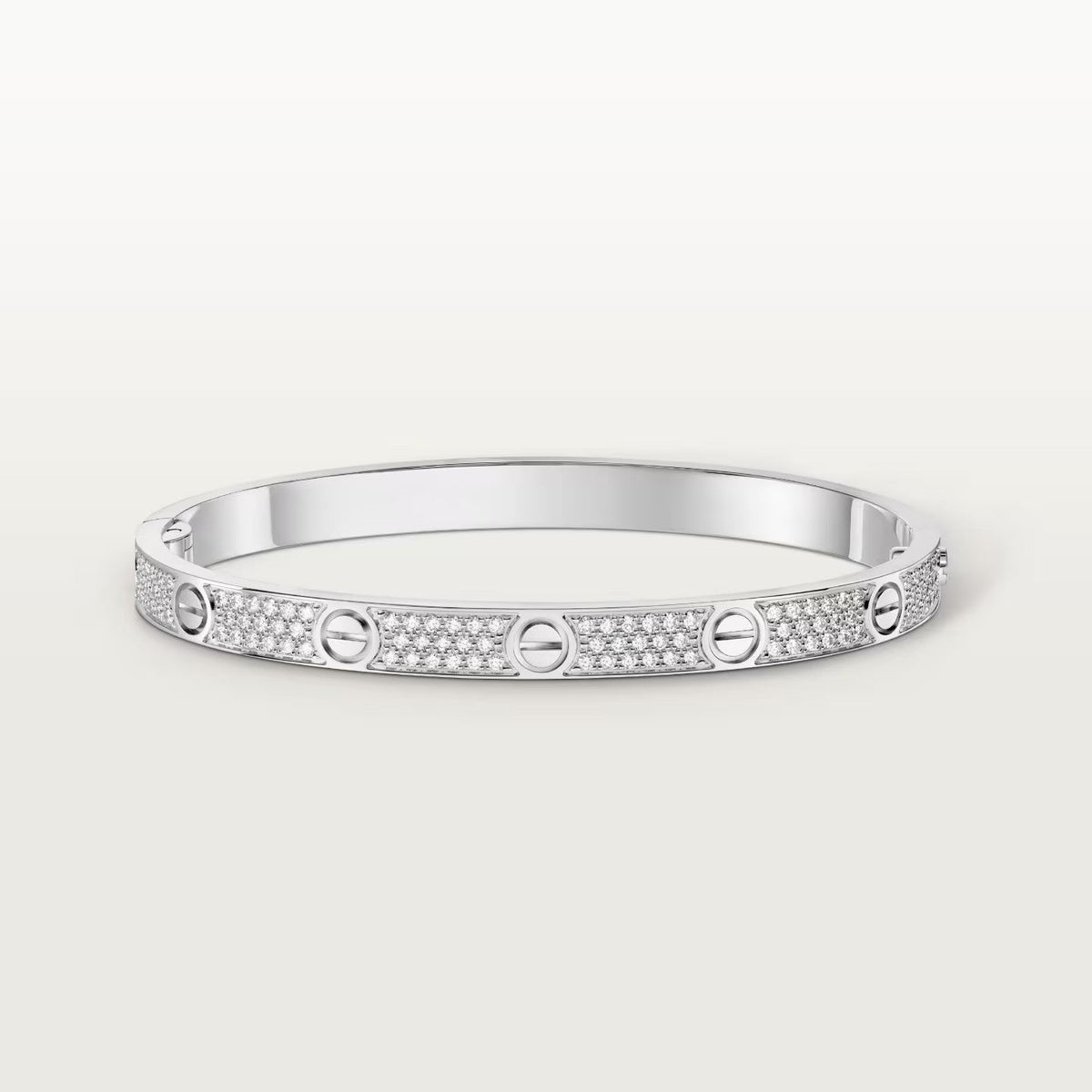 [⭐Aura]LOVE BRACELET 4.8MM DIAMOND-PAVED
