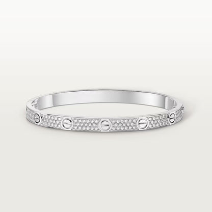 [⭐Aura]LOVE BRACELET 4.8MM DIAMOND-PAVED