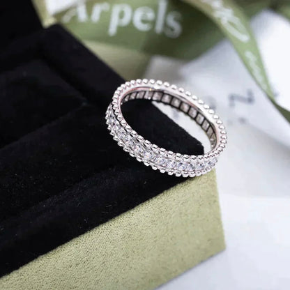 [⭐Aura]PERLEE DIAMOND SILVER RING