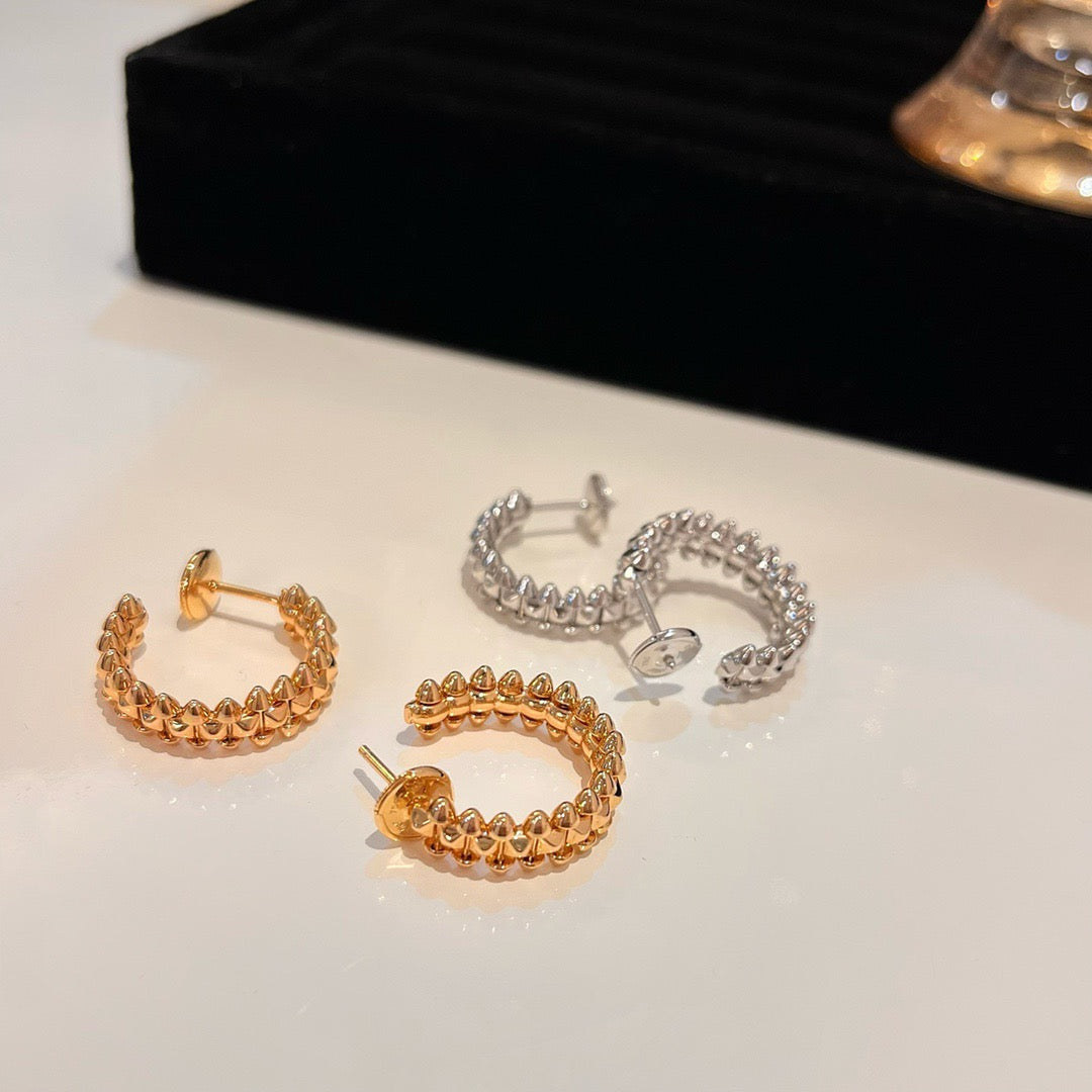 [⭐Aura]CLASH SMALL HOOP EARRINGS