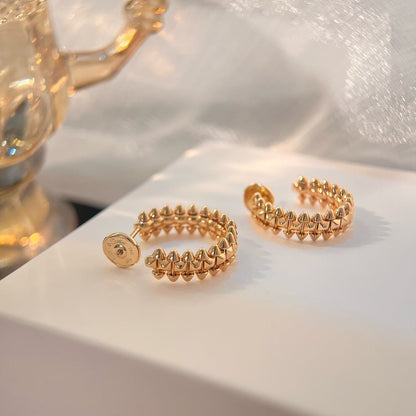 [⭐Aura]CLASH SMALL HOOP EARRINGS