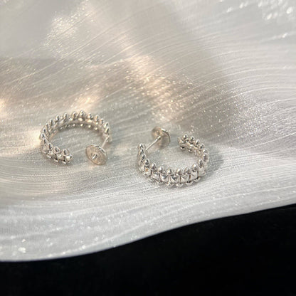 [⭐Aura]CLASH SMALL HOOP EARRINGS