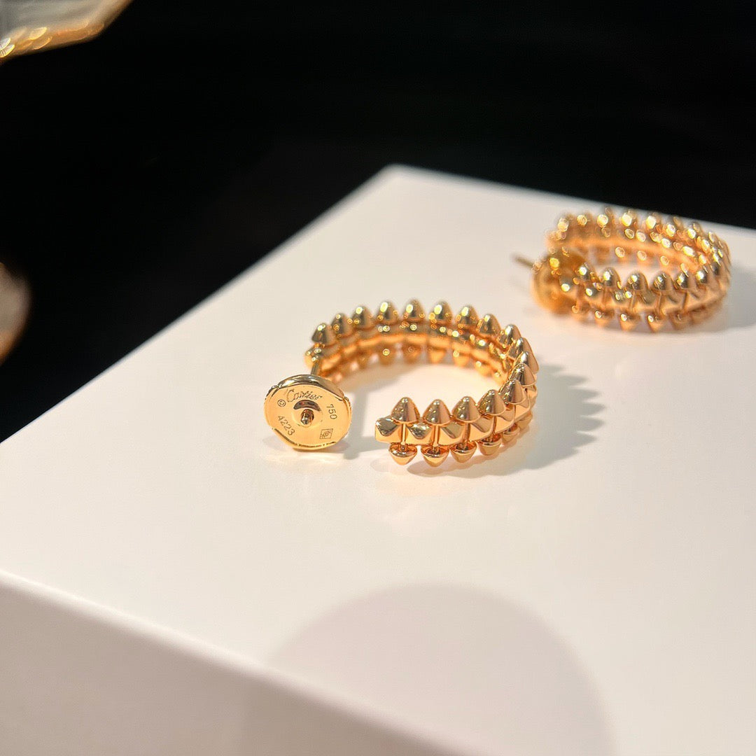 [⭐Aura]CLASH SMALL HOOP EARRINGS