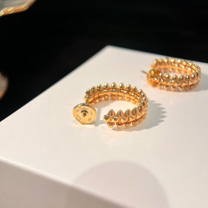 [⭐Aura]CLASH SMALL HOOP EARRINGS