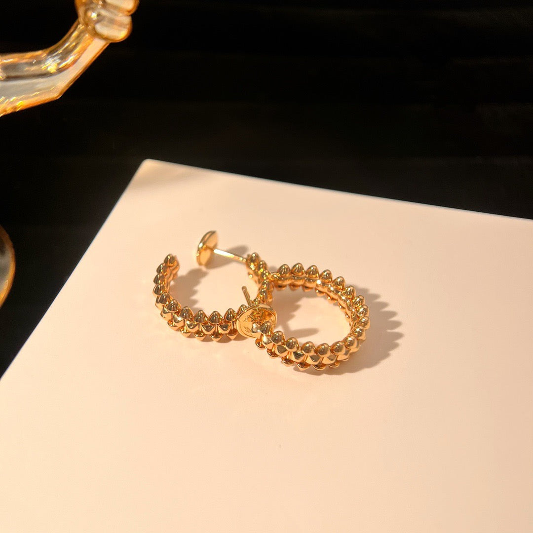 [⭐Aura]CLASH SMALL HOOP EARRINGS