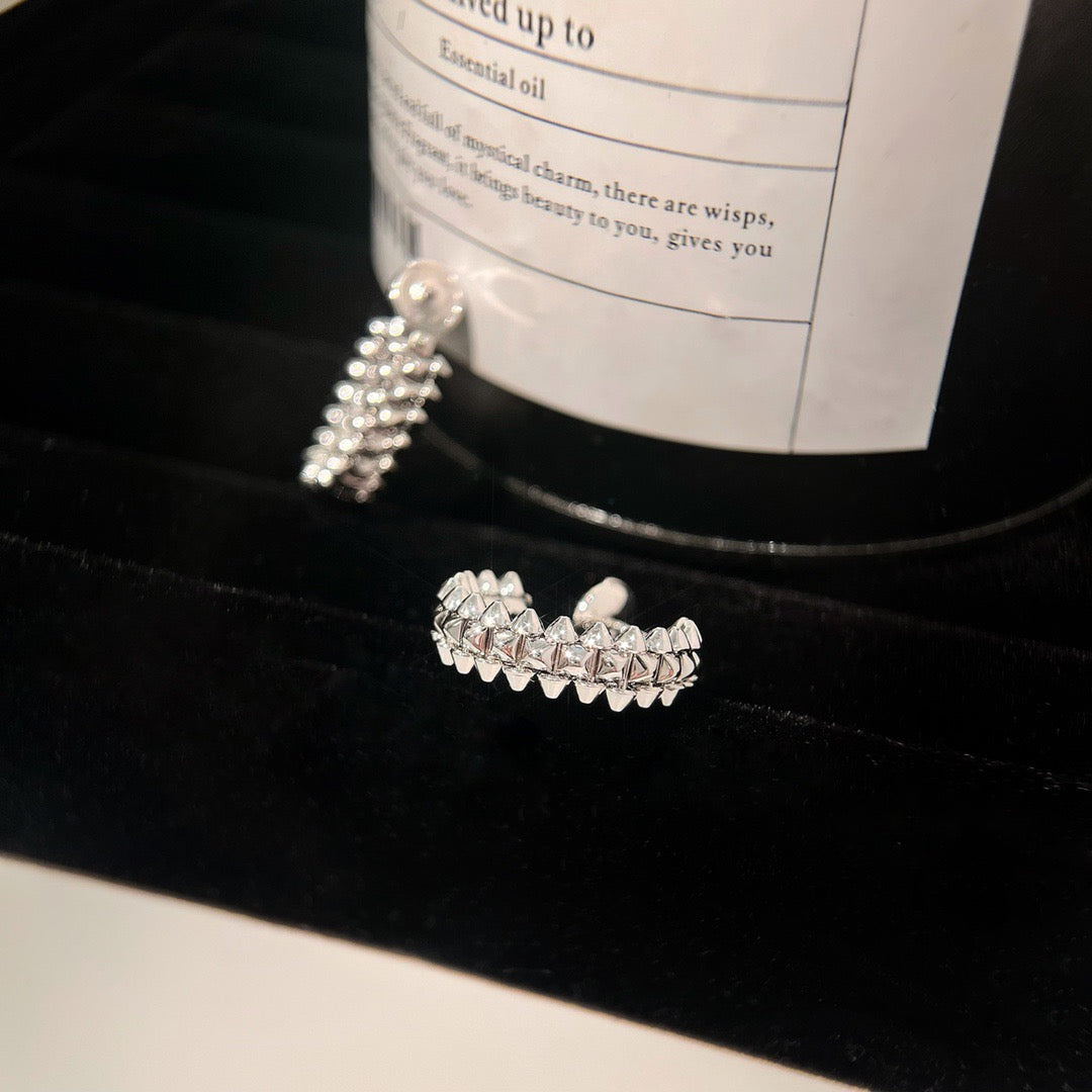 [⭐Aura]CLASH SMALL HOOP EARRINGS