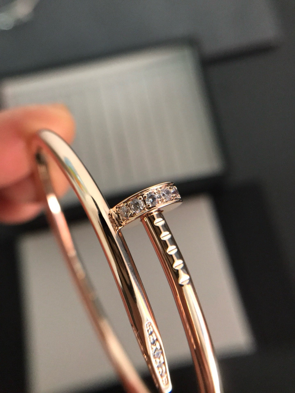 [⭐Aura]JUSTE BRACELET 3.5MM DIAMONDS