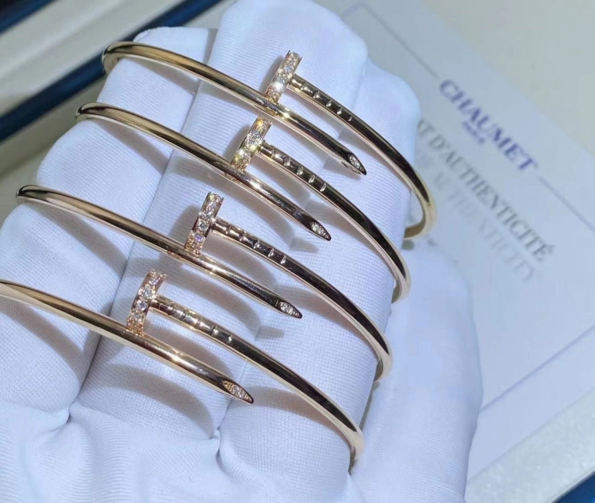 [⭐Aura]JUSTE BRACELET 2.5MM DIAMONDS