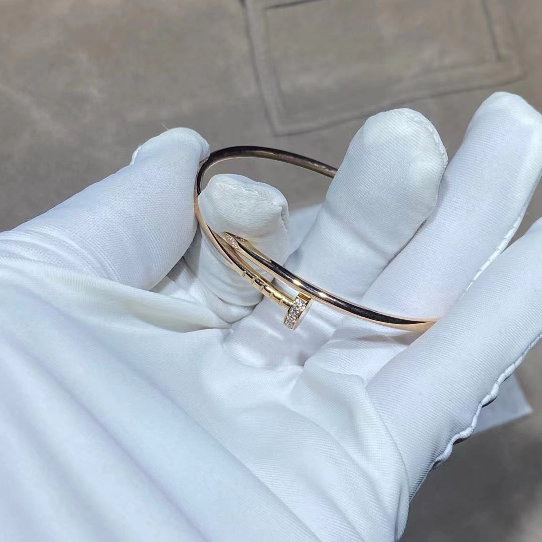 [⭐Aura]JUSTE BRACELET 2.5MM DIAMONDS