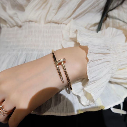 [⭐Aura]JUSTE BRACELET 3.5MM DIAMONDS