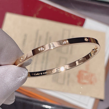 [⭐Aura]LOVE BRACELET 3.65MM 10 DIAMONDS